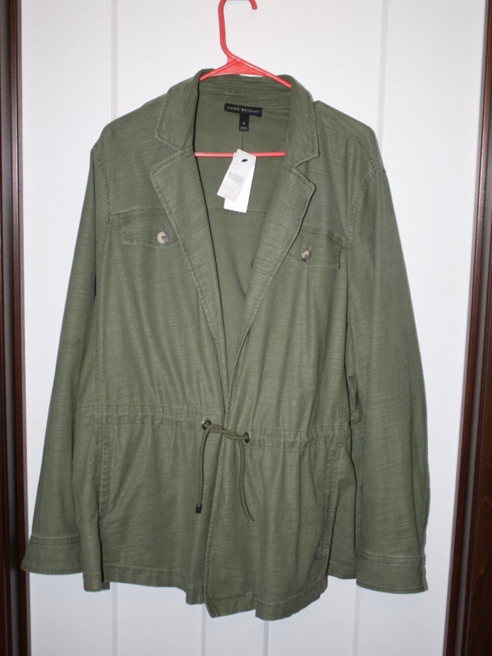 ✔️Lane Bryant Olive Green Utility Jacket, NWT